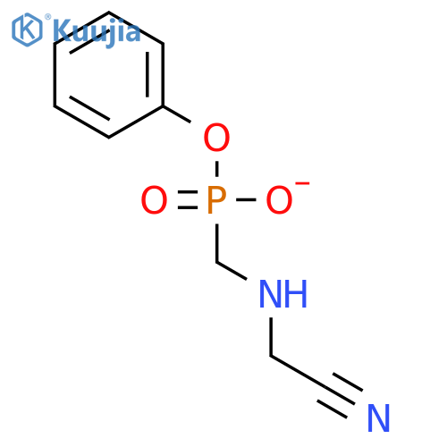 Phenyl {[(cyanomethyl)amino]methyl}phosphonate structure