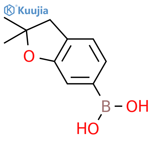 Boronic acid, (2,3-dihydro-2,2-dimethyl-6-benzofuranyl)- structure