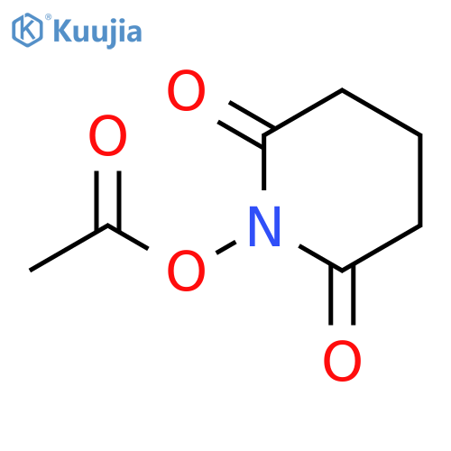 2,6-Piperidinedione, 1-(acetyloxy)- structure