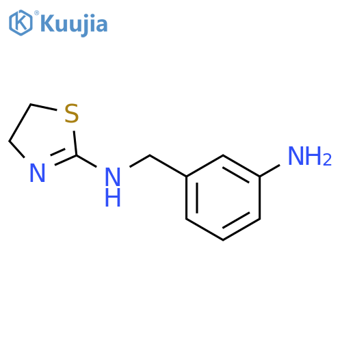 2-Thiazolamine, N-[(3-aminophenyl)methyl]-4,5-dihydro- structure