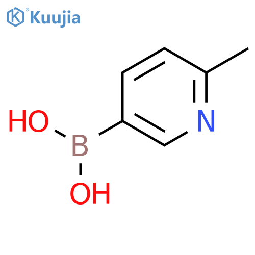 (6-methylpyridin-3-yl)boronic acid structure