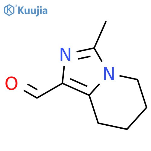 3-methyl-5H,6H,7H,8H-imidazo1,5-apyridine-1-carbaldehyde structure