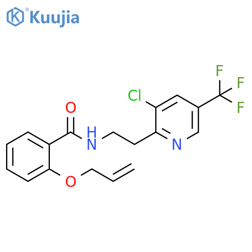 Benzamide,N-[2-[3-chloro-5-(trifluoromethyl)-2-pyridinyl]ethyl]-2-(2-propenyloxy)- structure