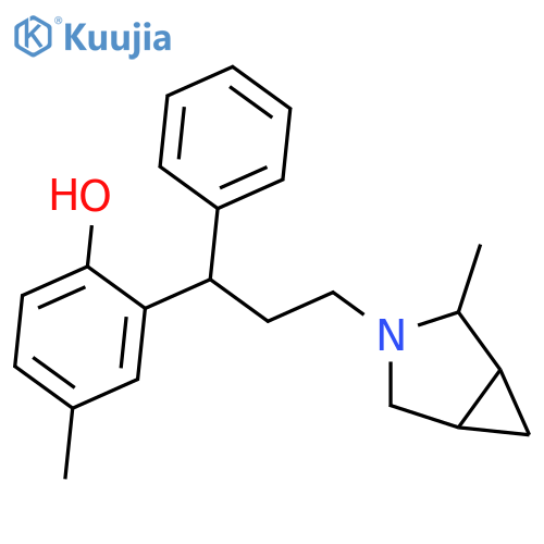 Phenol,4-methyl-2-[3-(2-methyl-3-azabicyclo[3.1.0]hex-3-yl)-1-phenylpropyl]- structure