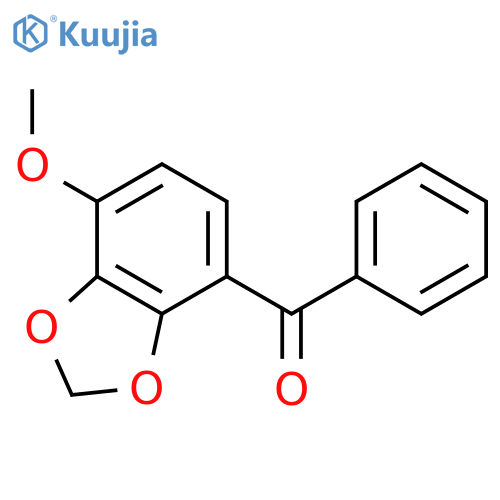Methanone, (7-methoxy-1,3-benzodioxol-4-yl)phenyl- structure