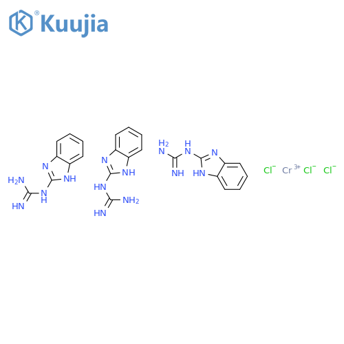 CHROMIUM(3+), TRIS(1H-BENZIMIDAZOL-2-YLGUANIDINE)-, TRICHLORIDE structure