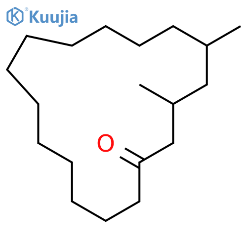 Cycloheptadecanone, 3,5-dimethyl- structure