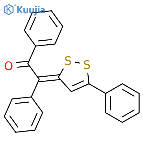 ETHANONE, DIPHENYL(5-PHENYL-3H-1,2-DITHIOL-3-YLIDENE)-, (Z)- structure