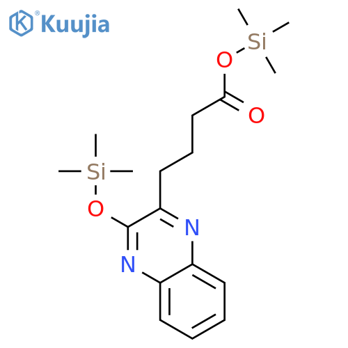 Trimethylsilyl 4-{3-[(trimethylsilyl)oxy]quinoxalin-2-yl}butanoate structure