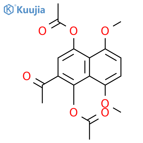 ETHANONE, 1-[1,4-BIS(ACETYLOXY)-5,8-DIMETHOXY-2-NAPHTHALENYL]- structure