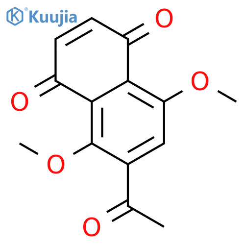 1,4-NAPHTHALENEDIONE, 6-ACETYL-5,8-DIMETHOXY- structure