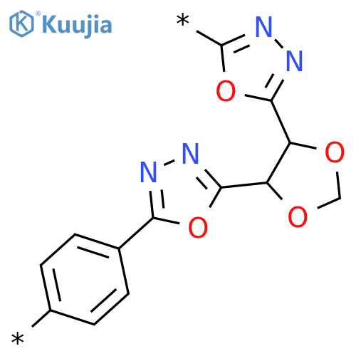 POLY(1,3,4-OXADIAZOLE-2,5-DIYL-1,3-DIOXOLANE-4,5-DIYL-1,3,4-OXADIAZOLE-2,5-DIYL-1,4-PHENYLENE) structure