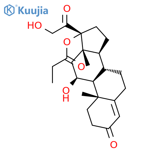 Hydrocortisone 17-Propionate structure