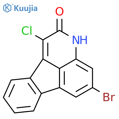 INDENO[1,2,3-DE]QUINOLIN-2(3H)-ONE, 5-BROMO-1-CHLORO- structure