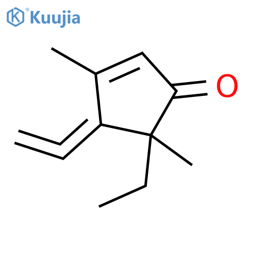 2-Cyclopenten-1-one, 4-ethenylidene-5-ethyl-3,5-dimethyl- structure