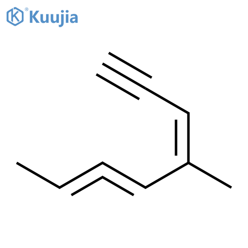 3,5,6-Octatrien-1-yne, 4-methyl-, (Z)- structure