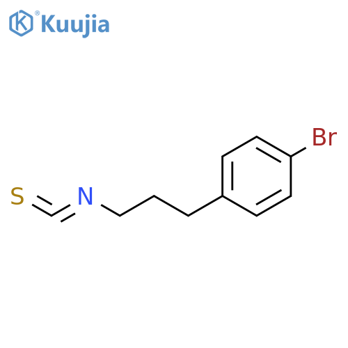 BENZENE, 1-BROMO-4-(3-ISOTHIOCYANATOPROPYL)- structure