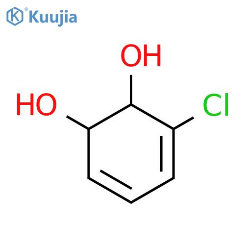 (1s-cis)-3-chloro-3,5-cyclohexadiene-1,2-diol structure