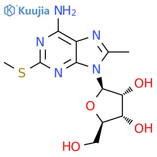 8-Methyl-2-(methylsulfanyl)adenosine structure