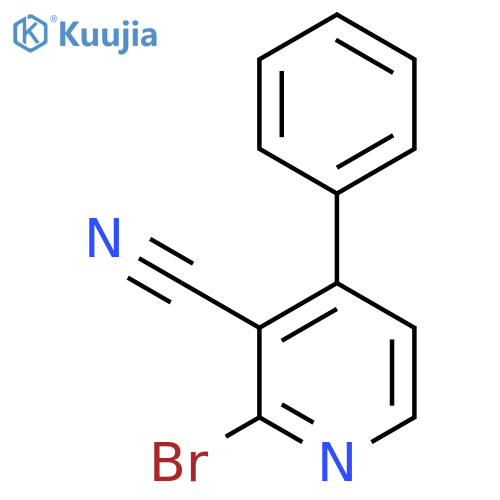 2-Bromo-4-phenylnicotinonitrile structure