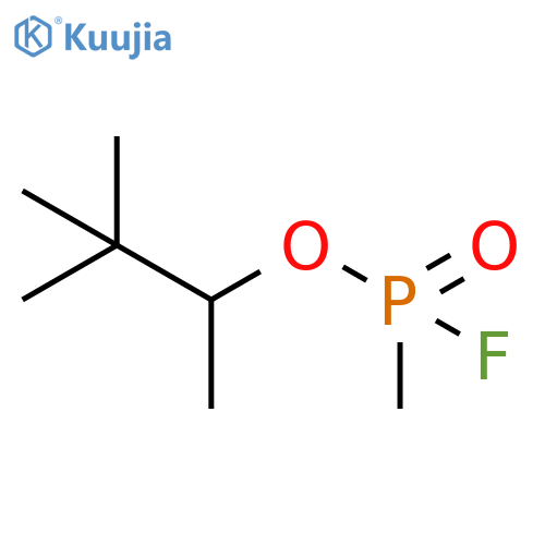 Phosphonofluoridicacid, methyl-, 3,3-dimethylbutyl ester (6CI,7CI,8CI,9CI) structure
