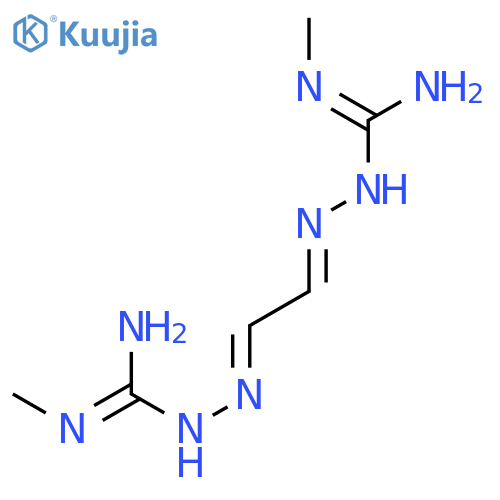 Hydrazinecarboximidamide,2,2'-(1,2-ethanediylidene)bis[N-methyl- (9CI) structure