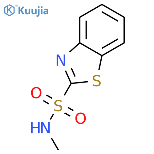 2-Benzothiazolesulfonamide, N-methyl- structure