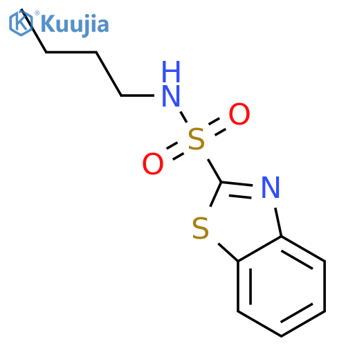 2-Benzothiazolesulfonamide, N-butyl- structure