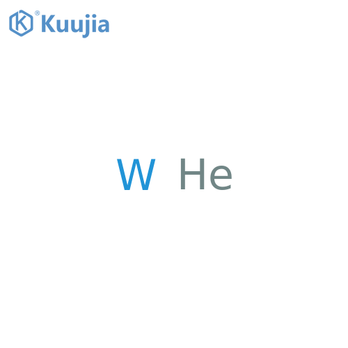 Helium, compd. with tungsten structure