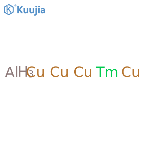 Aluminum, compd. with copper and thulium (1:4:1) structure