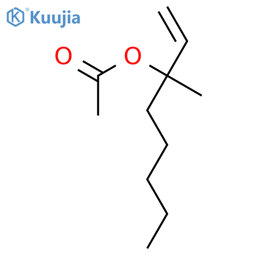 3-methyloct-1-en-3-yl acetate structure