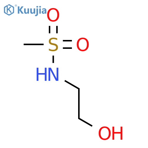 N-(2-hydroxyethyl)methanesulfonamide structure