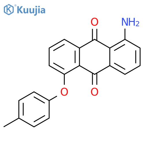 9,10-Anthracenedione, 1-amino-5-(4-methylphenoxy)- structure
