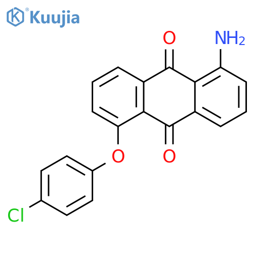 9,10-Anthracenedione, 1-amino-5-(4-chlorophenoxy)- structure