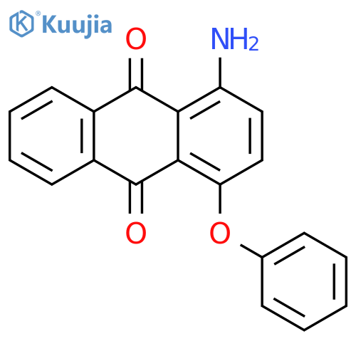 9,10-Anthracenedione, 1-amino-4-phenoxy- structure