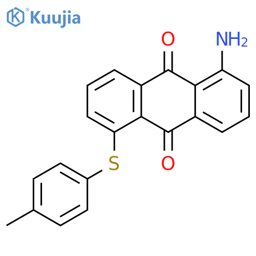 9,10-Anthracenedione, 1-amino-5-[(4-methylphenyl)thio]- structure