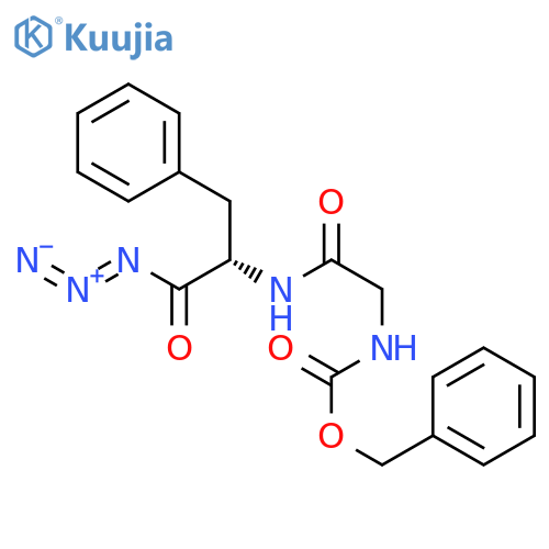 L-Phenylalanyl azide, N-[N-[(phenylmethoxy)carbonyl]glycyl]- structure