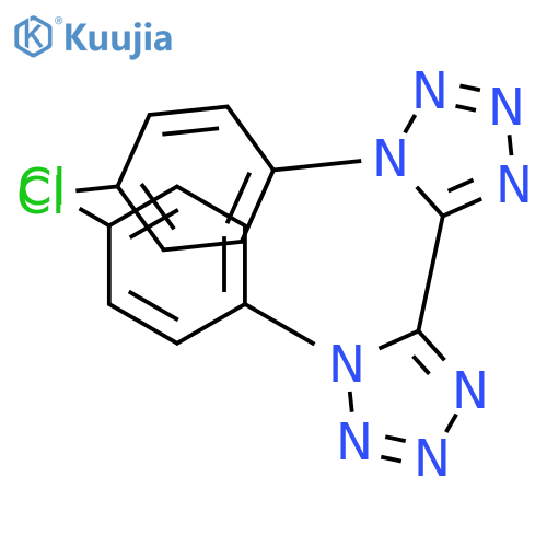 5,5'-BI-1H-TETRAZOLE, 1,1'-BIS(4-CHLOROPHENYL)- structure
