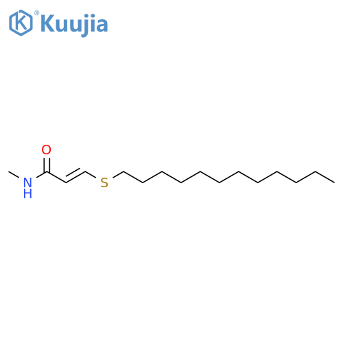 2-Propenamide, 3-(dodecylthio)-N-methyl- structure