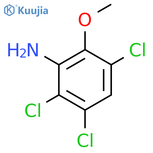 Benzenamine, 2,3,5-trichloro-6-methoxy- structure