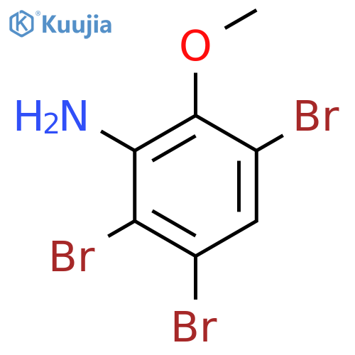 BENZENAMINE, 2,3,5-TRIBROMO-6-METHOXY- structure