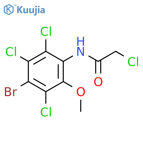Acetamide, N-(4-bromo-2,3,5-trichloro-6-methoxyphenyl)-2-chloro- structure