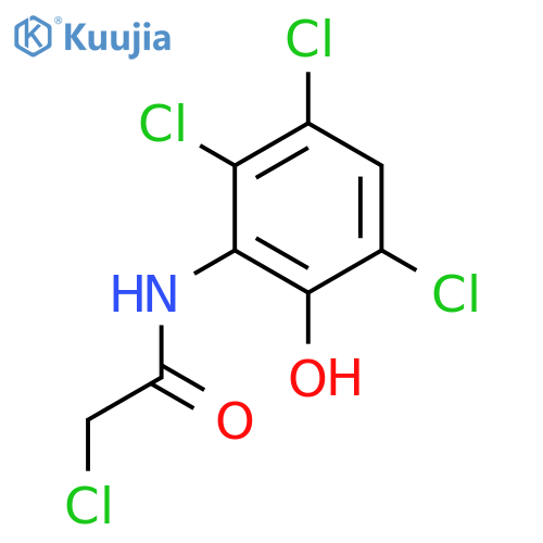 ACETAMIDE, 2-CHLORO-N-(2,3,5-TRICHLORO-6-HYDROXYPHENYL)- structure