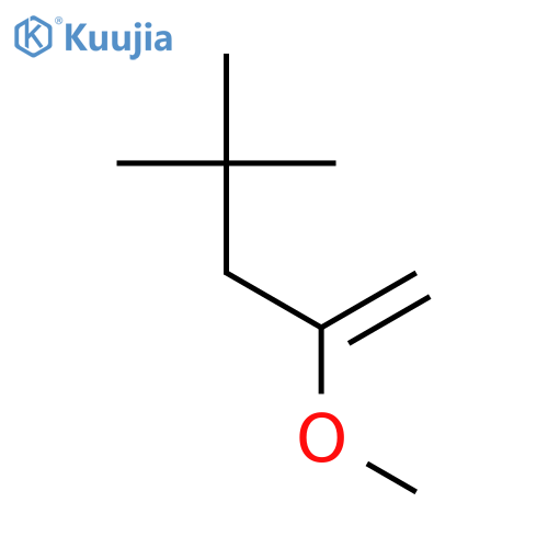 4,4-dimethyl-2-methoxy-1-pentene structure