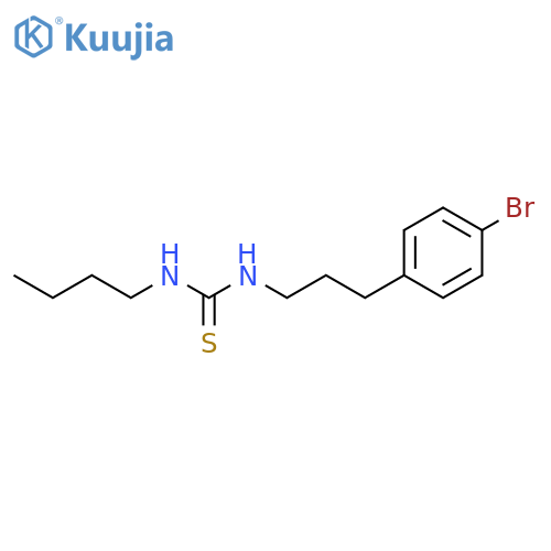 Thiourea, N-[3-(4-bromophenyl)propyl]-N'-butyl- structure