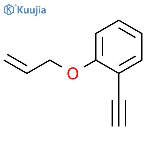 Benzene, 1-ethynyl-2-(2-propenyloxy)- structure