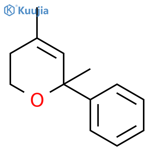 2H-PYRAN, 5,6-DIHYDRO-2,4-DIMETHYL-2-PHENYL- structure