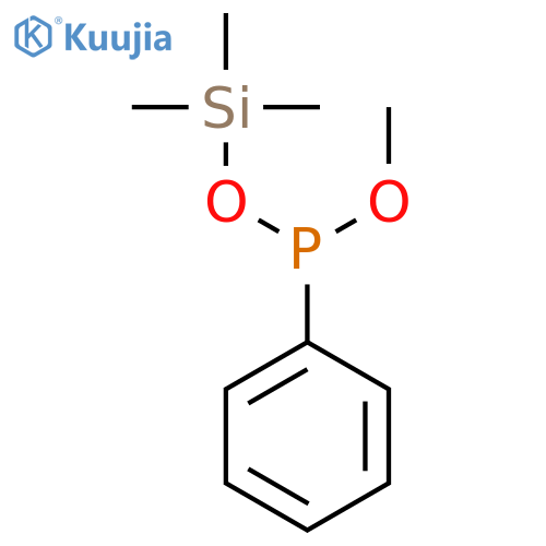 Phosphonous acid, phenyl-, methyl trimethylsilyl ester structure
