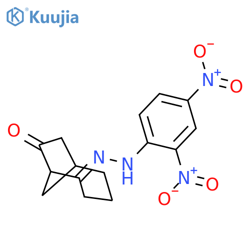 BICYCLO[4.2.1]NONANE-2,8-DIONE, MONO[(2,4-DINITROPHENYL)HYDRAZONE] structure