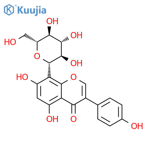 Genistein 8-C-glucoside structure